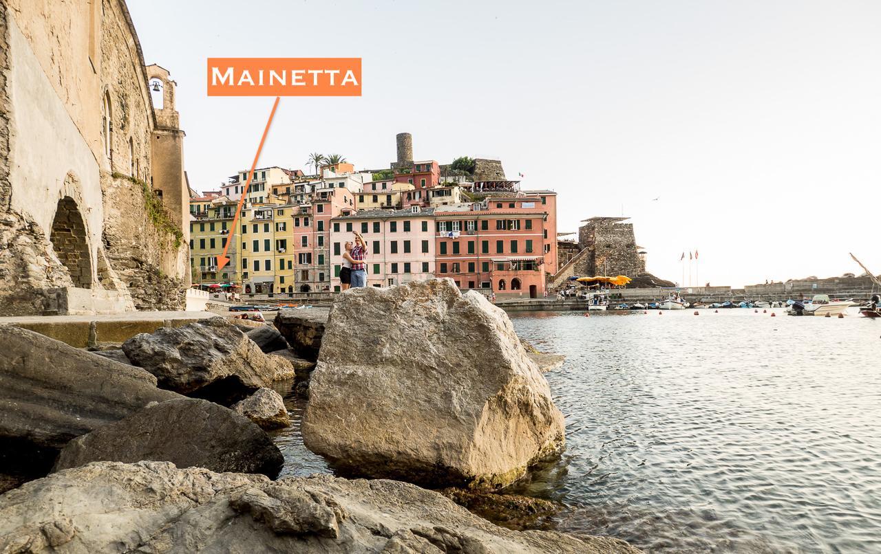 Mainetta Sea View Apartment With Ac 베르나차 외부 사진